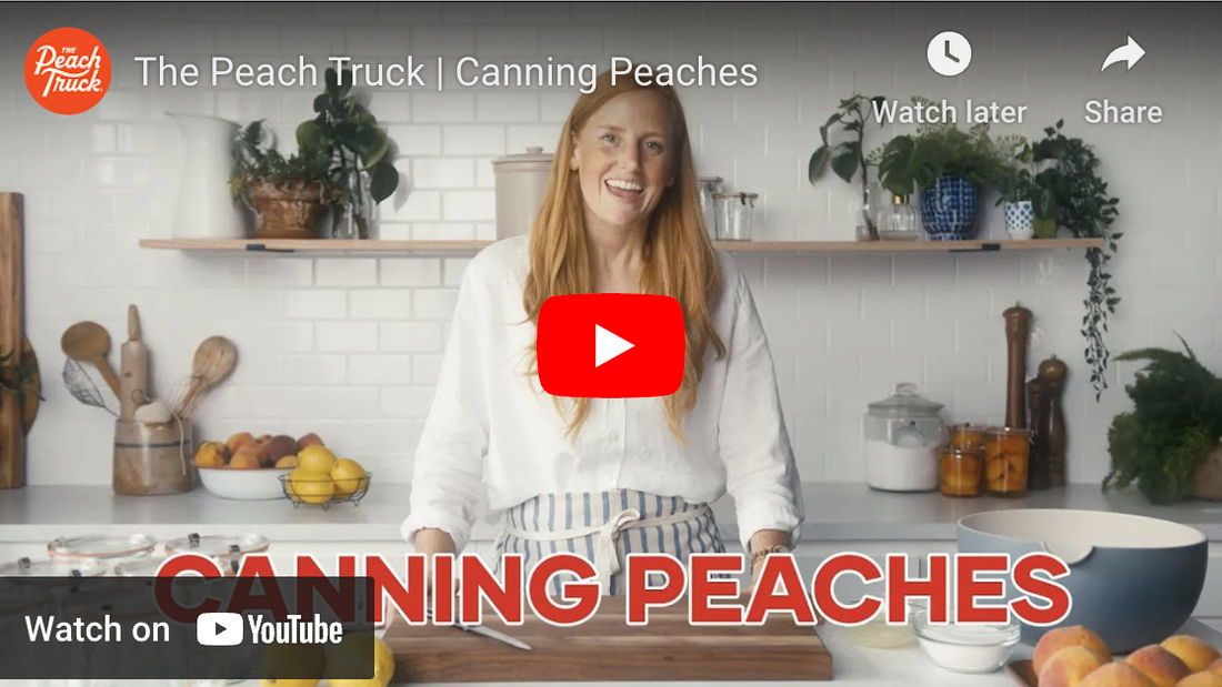 Canning Peaches